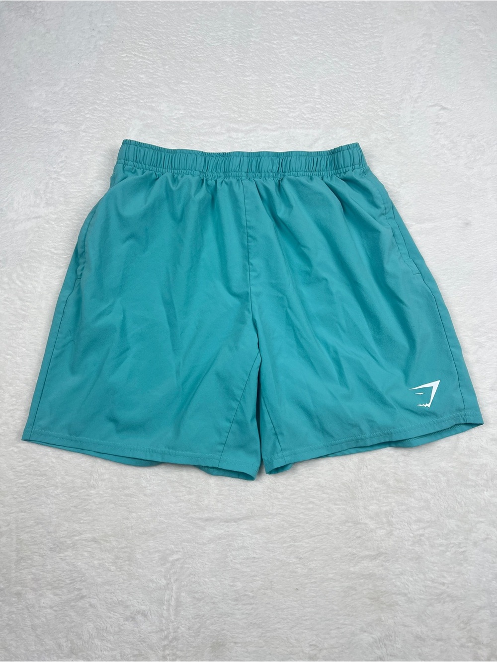 Gymshark Arrival 7” Training Shorts Turquoise Size Large Athletic Gym